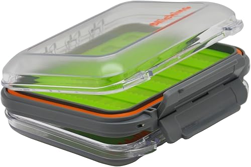 Miniatura 2 de Alichino Caja de moscas para archivos de mosca, caja de plantillas de hielo de dos caras, impermeable, caja de pesca con mosca para ninfas y Inserto