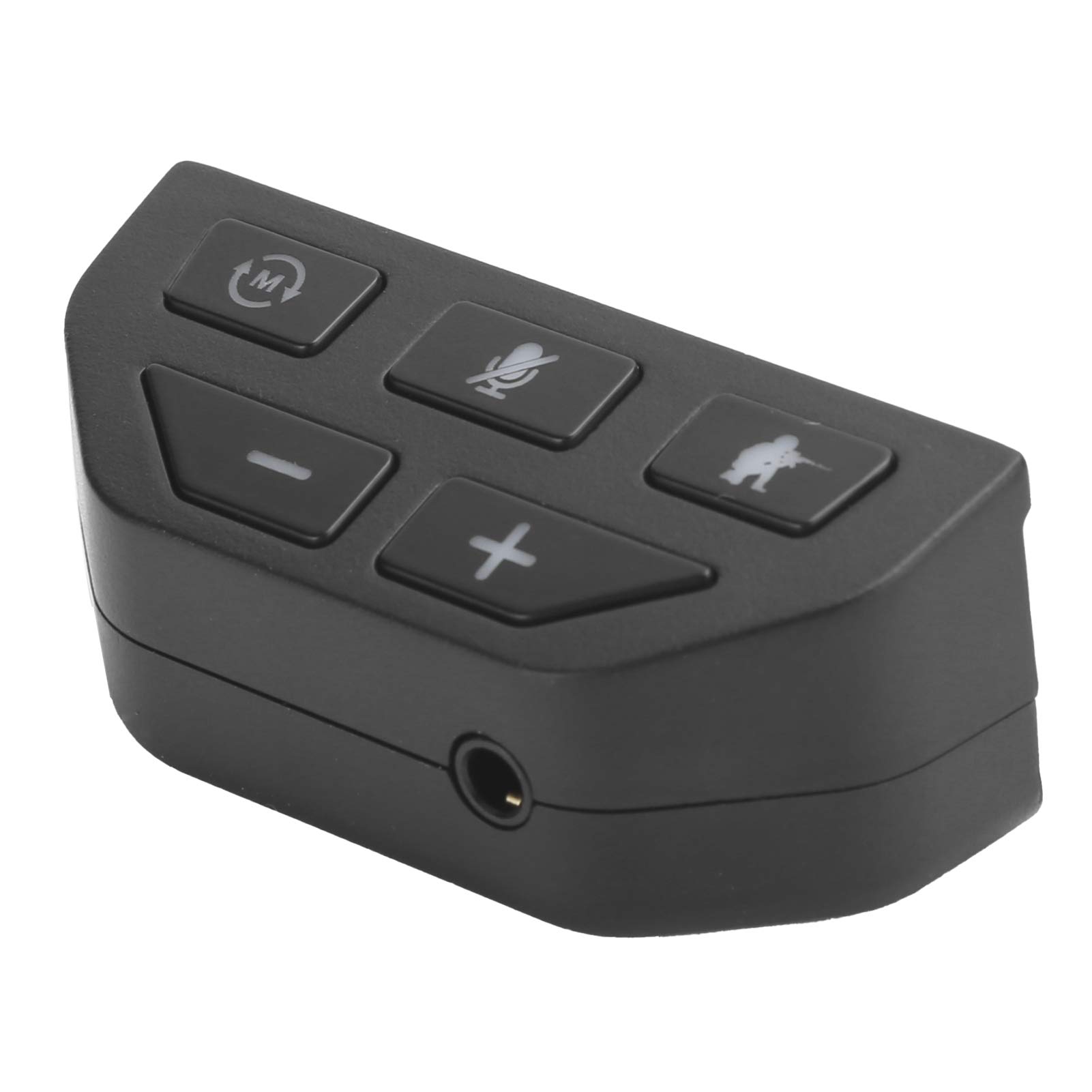 Goshyda Adattatore per Cuffie Stereo, Adattatore Audio per Controller Gamepad Wireless con Controllo del Volume, Convertitore per Cuffie da 3,5 Mm Sound Enhancer, per (Nero)
