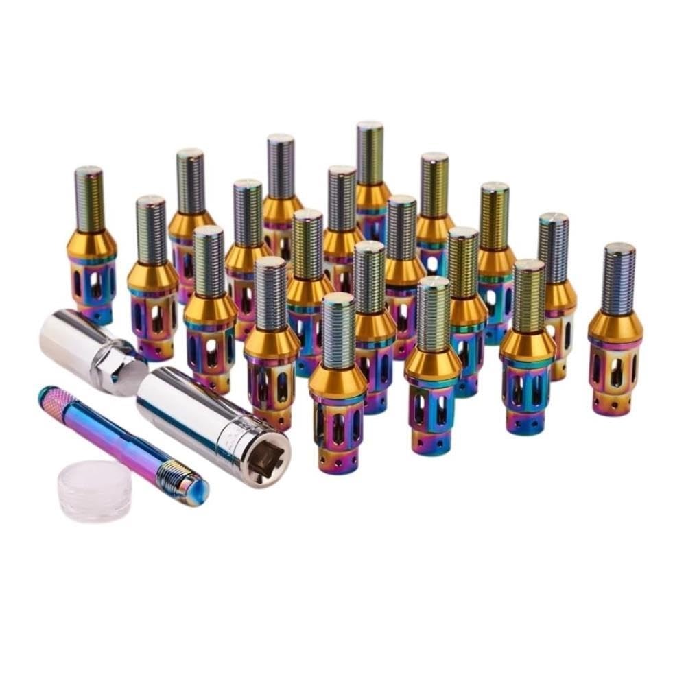 Bullone ruota cerchioni Set bulloni con aletta cava M14x1,5,25