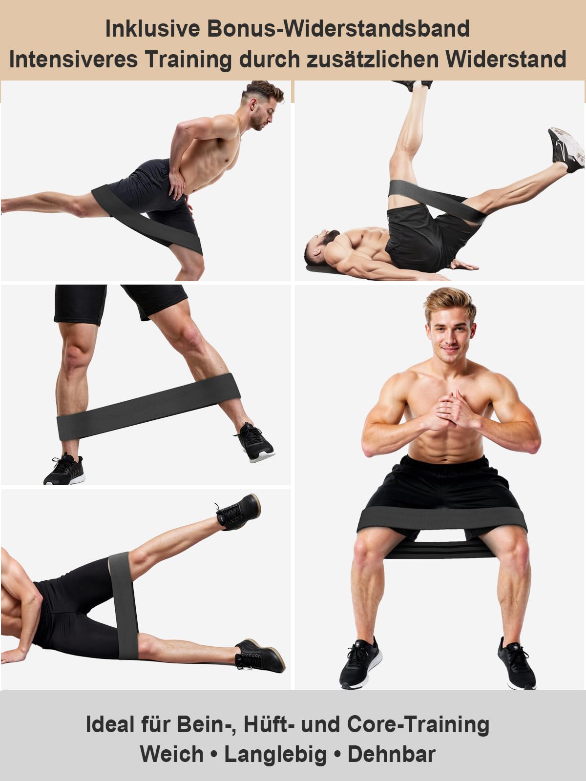 Beckenboden Oberschenkeltrainer 35 kg Verstellbarer Kegel Beintrainer für Zuhause Postpartum Erholung für Frauen und Männer, mit Band