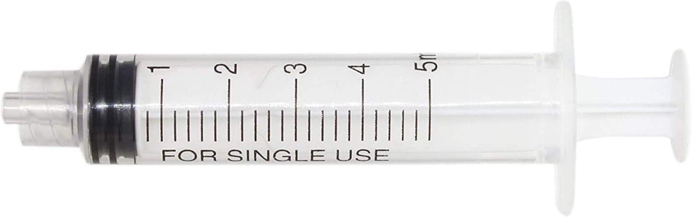 5ml Syringe Only with Luer Lock Tip - 10 Syringes (No needle)