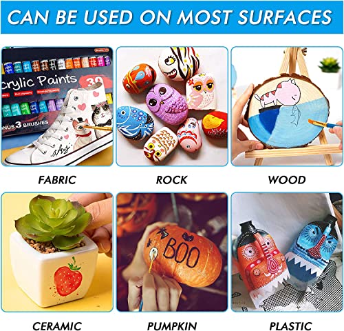 Shuttle Art Set di colori acrilici, 30 tubetti da