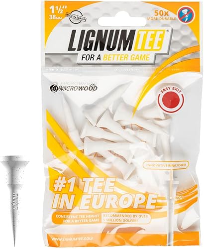 LIGNUM Camisetas de golf irrompibles de microwood 50 veces más duraderasajustablesinnovadoras fibra de madera y adhesivos naturalescamiseta de golf,