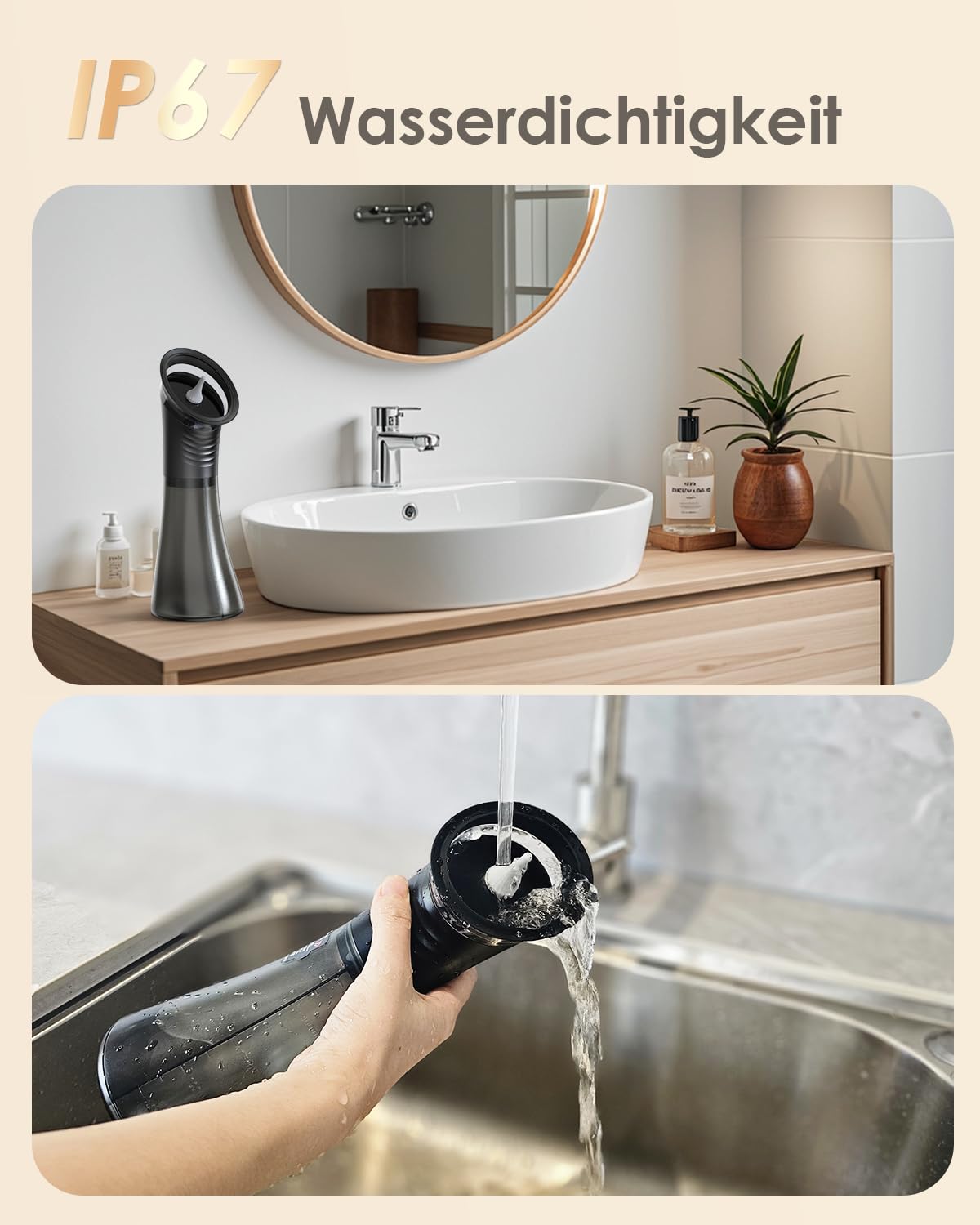 Ohrenschmalzentferner, Ohrreinigungsgerät für Erwachsene Halbtransparentes Integriertes Doppeltank-Design, IP67 wasserdicht, 3 Reinigungsmodi Aufladen über Typ-C-Anschluss Inklusive 12 Düsen
