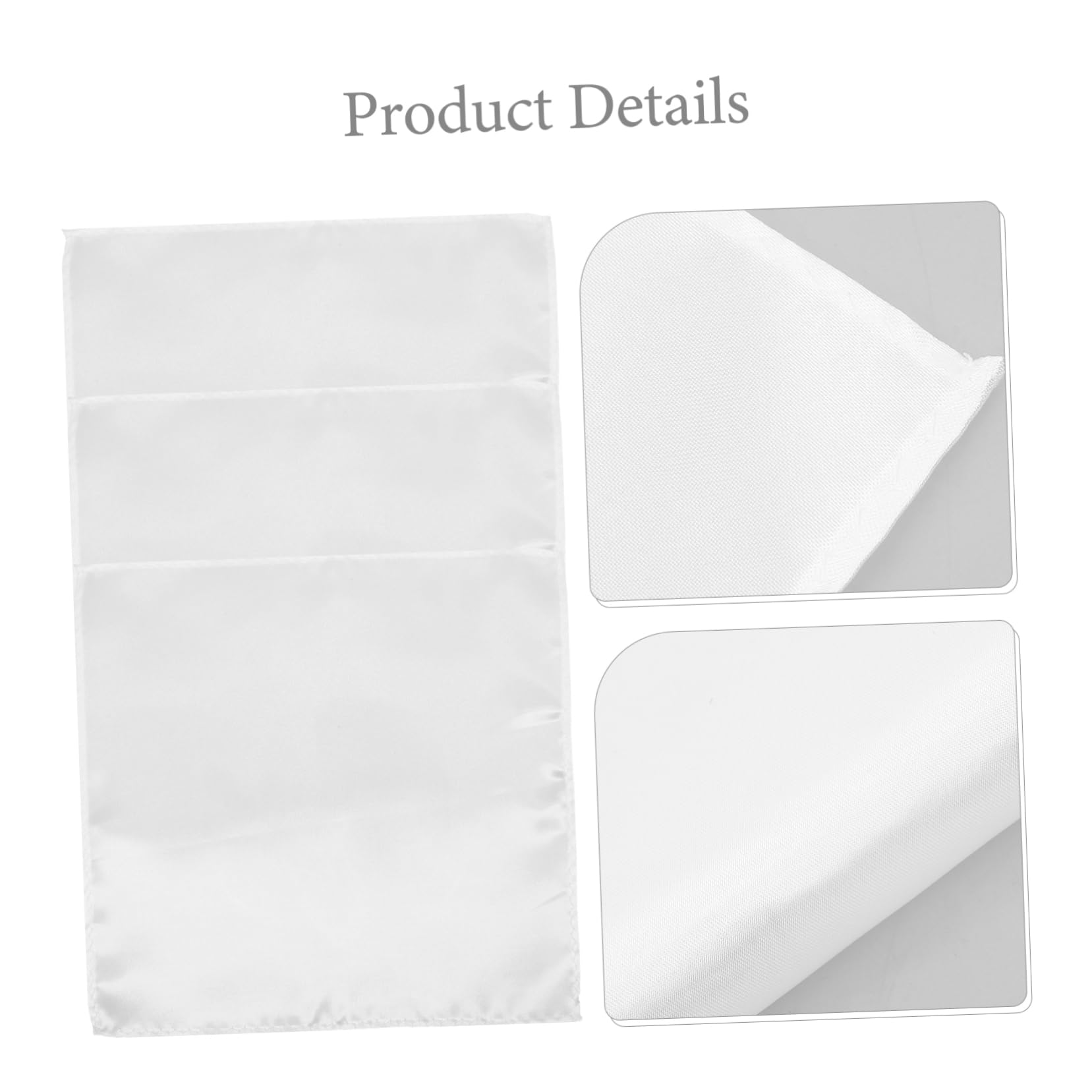 Healeved Fazzoletto Da Taschino Piazza Bianco Nozze Tasca Accessorio Per Verde Fazzoletto Da Uomo Fazzoletto Da Tailleur Filato Di Poliestere Bianca