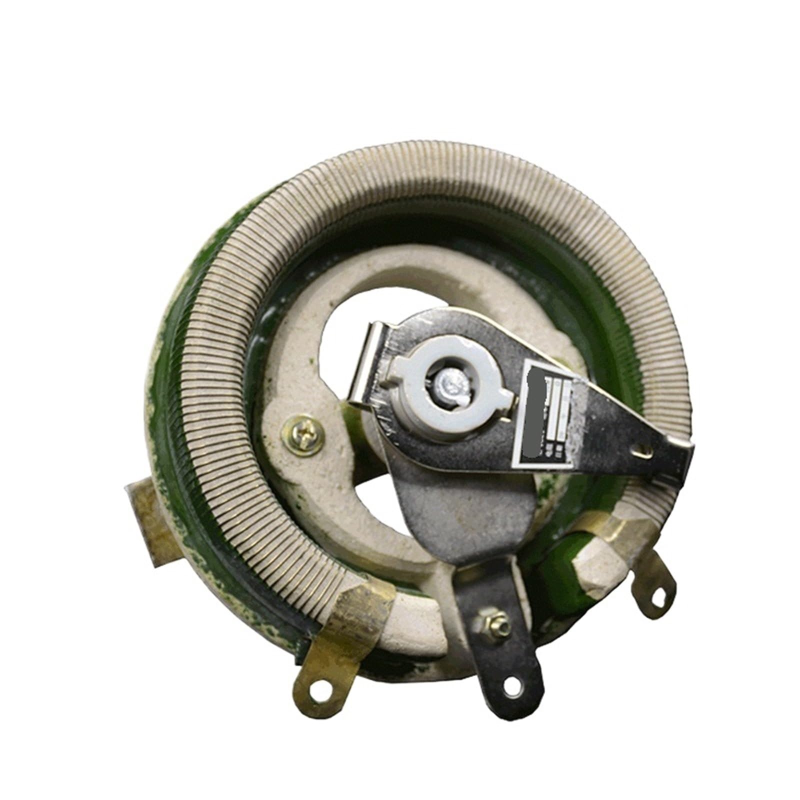 Resistencia variable rotativa bobinada, Reóstato variable BC1 de 25 W con disco bobinado alambre, deslizante y rotativo, 1 a 3000 ohmios(Max R-3K ohm)