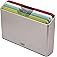 Joseph Joseph Folio Icon - 4 Piece Food Specific, Non-Slip Color-Coded Cutting Board Set with Storage Case, Regular- Multicol