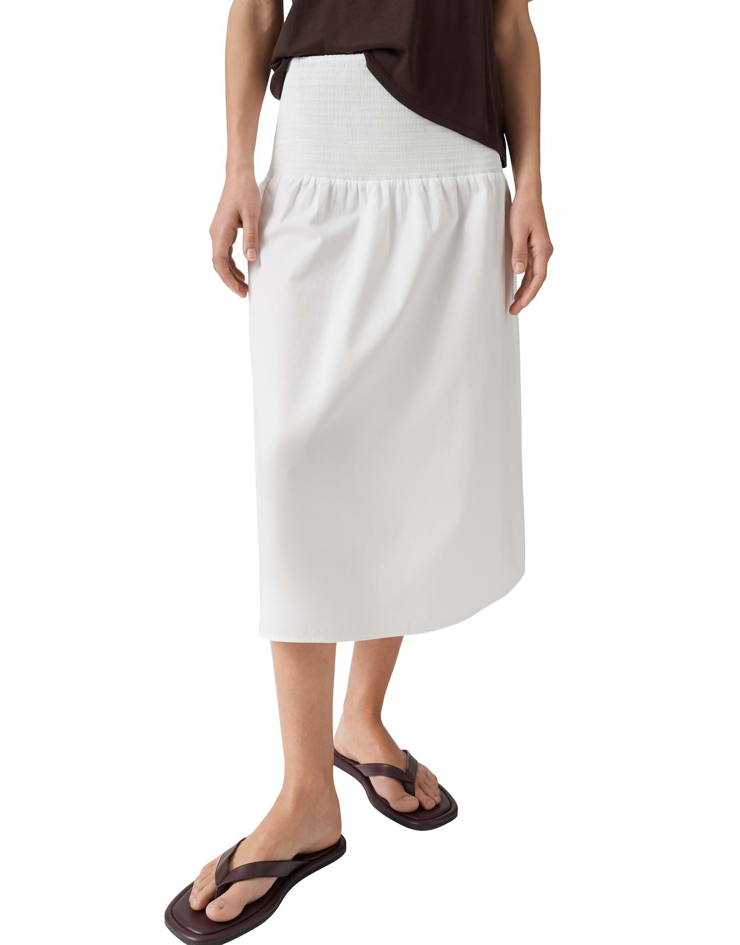OPUS Damen Midirock | Sommerlicher A-Linien Rock aus BCI Cotton