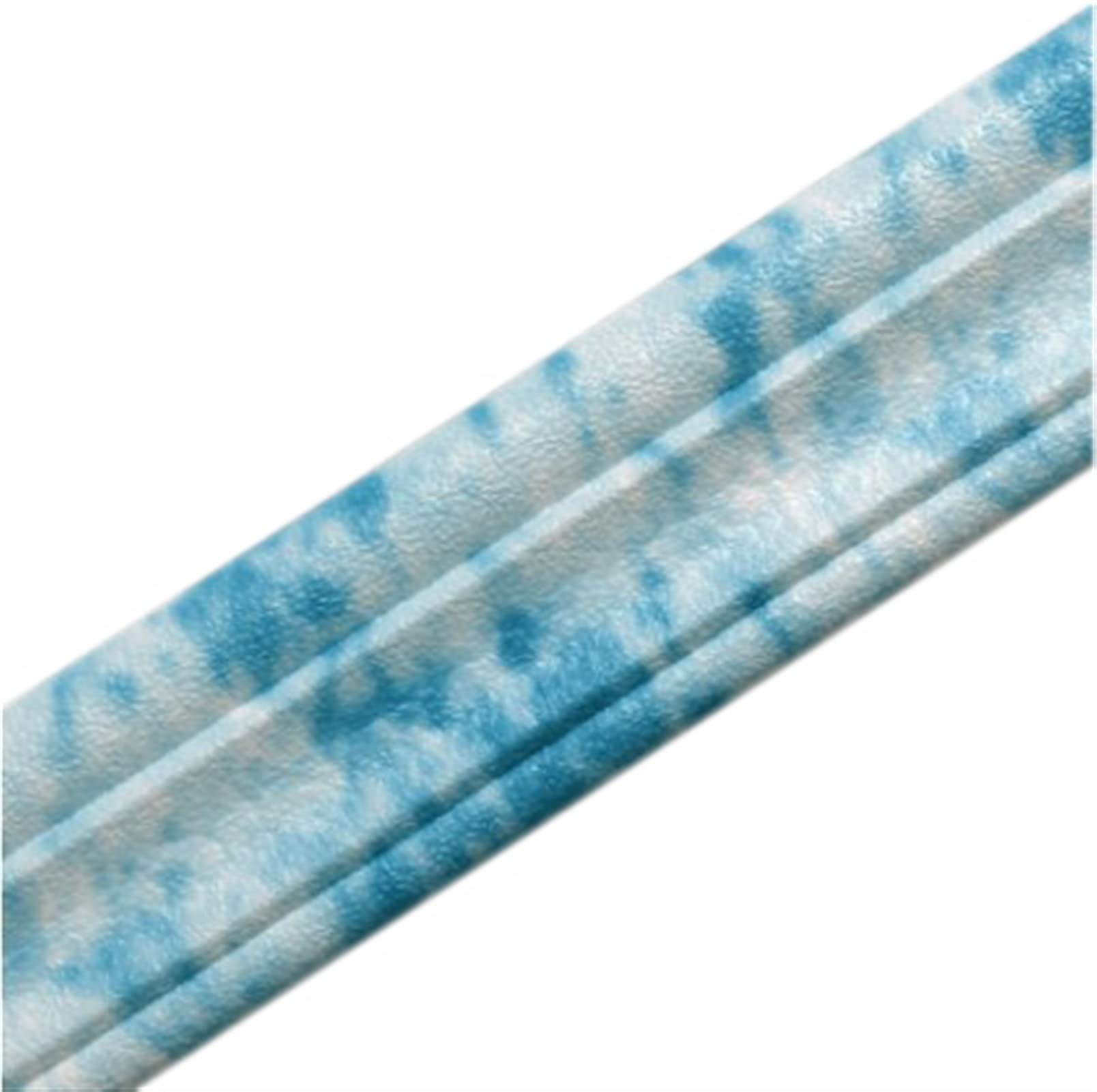 KFGISD, 15ft Wallpaper Wall Panels Peel Off and Stick for Bathroom/Living Room Ceiling Border Door Frame Waist Line,Wallpaper Borders(Blu)