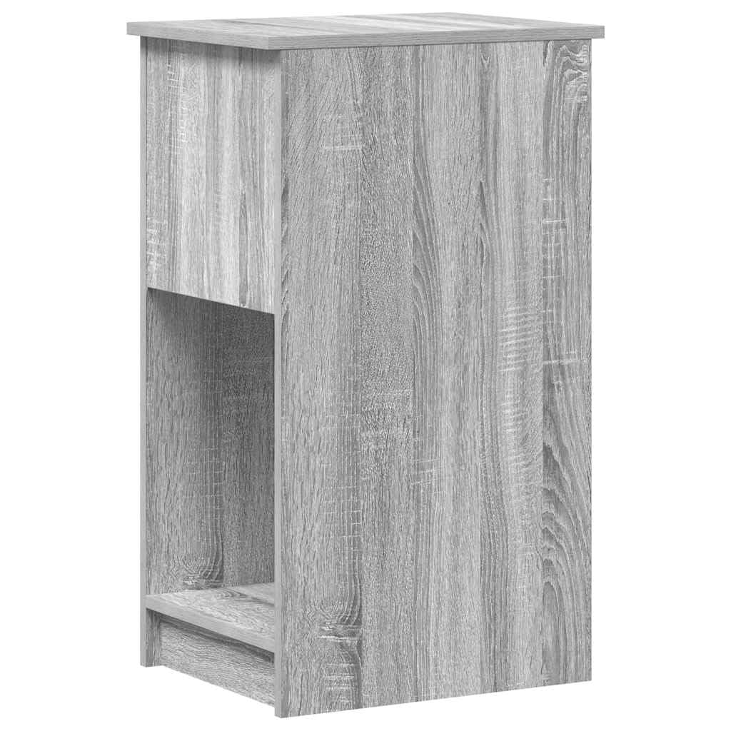 Computerschrank mit Schublade Grau Sonoma 35x45x77 cm, Büroorganisation Aufbewahrungslösung Dieser PC-Schrank aus robustem Holzwerkstoff bietet optimalen Stauraum und schützt