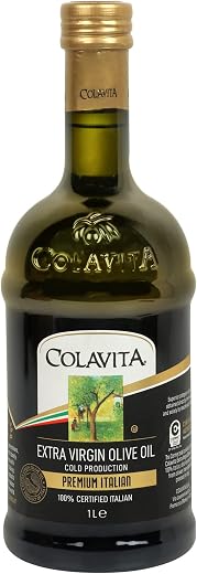 Colavita Extra Virgin Olive Oil (1L) | Cold Pressed Oil from Italian grown Olives | Premium Olive Oil for Cooking, Dips an...