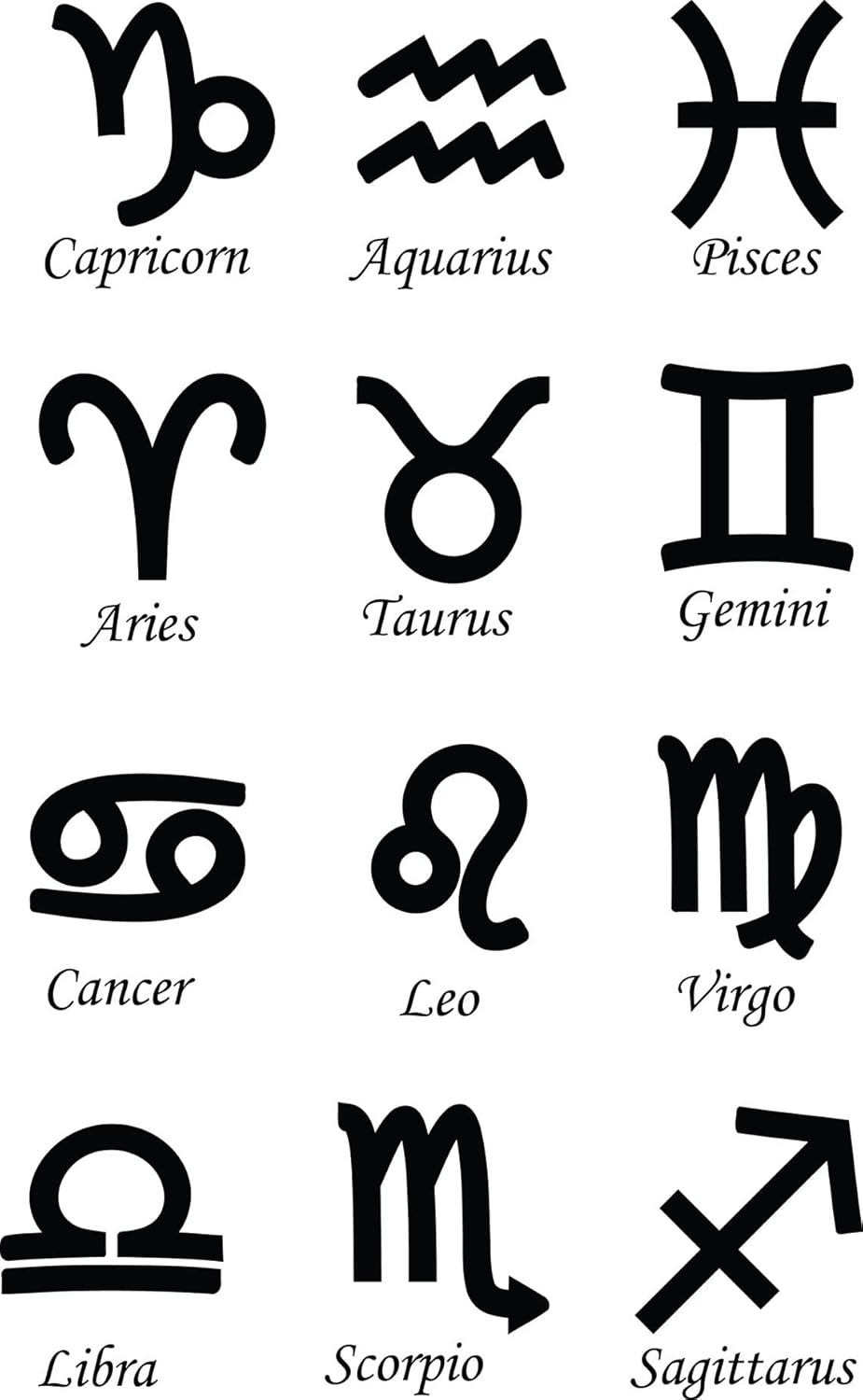 Zodiacs Love Stainless Steel Ring, Custom Astrology Zodiac Gift, Capricorn Aquarius Pisces Aries Taurus Gemini Cancer Leo Virgo Libra Scorpio Sagittarius, Couples Valentines Personalized Birthday Gift