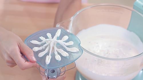 Vista 2 de Whisk Wiper PRO accesorio para batidoras de cabezal inclinable – Mezcla sin desorden – El accesorio de batidora definitivo, Rojo