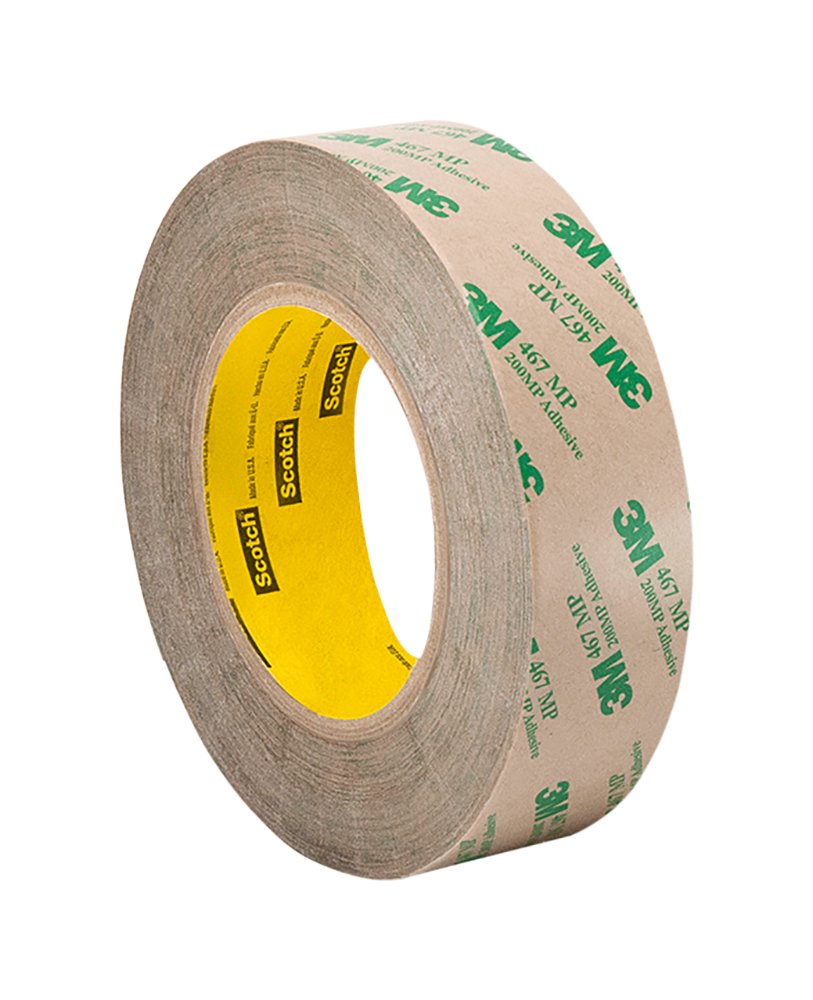 TapeCase 467MP cinta adhesiva de transferencia de alto rendimiento, de 28 x 152 m, convertida de 3M 467 MP, 11" x 60 Yard Roll