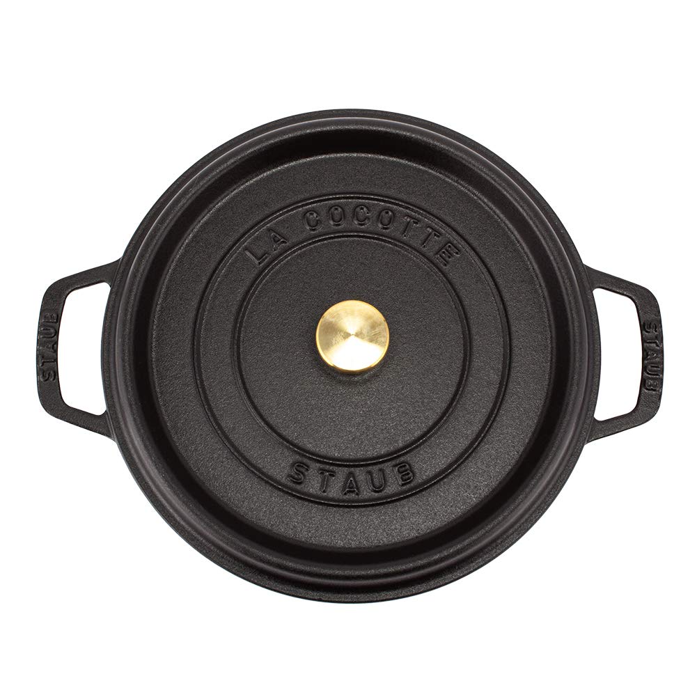 美品 ストウブ staub ピコ ココット ラウンド ブラック 26cm 大型 ストウブ ピコ ココット ラウンド 26cm [ブラック] (鍋) 価格