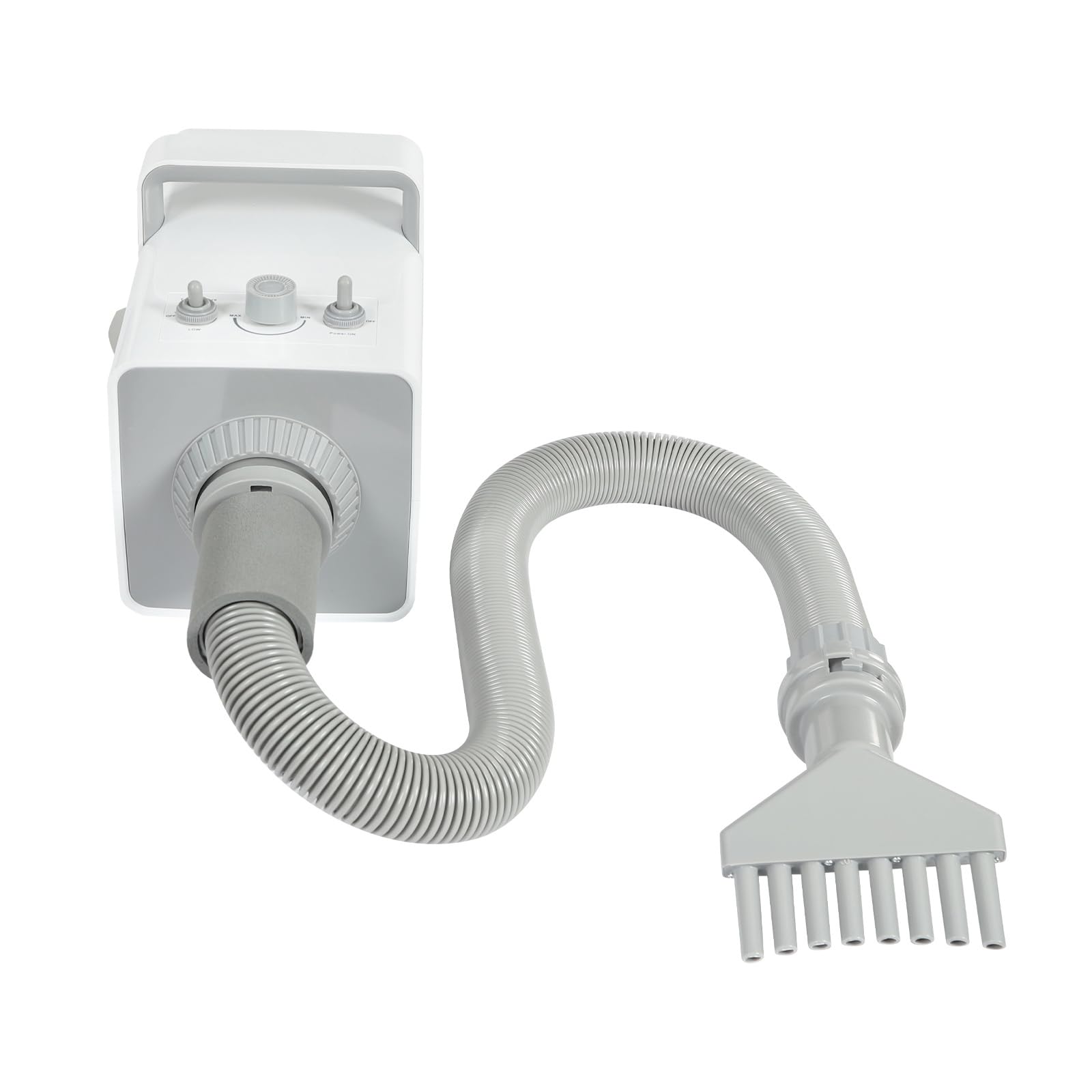 2800W Séchoir pour Animaux avec 4* Buses, 57dB Sèche-cheveux pour Chien, Vitesse et Température Du Vent Réglables, pour Petits, Moyens et Grands Chiens et Chats