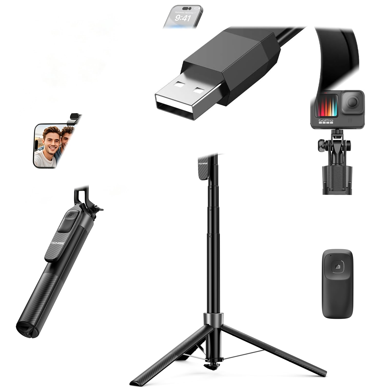 Amazon.co.jp: TechRise USB サウンドカード USB外部ステレオサウンド