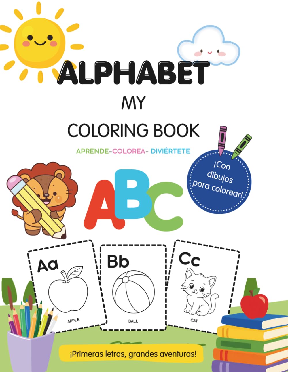 Alphabet coloring book: alphabet my coloring book