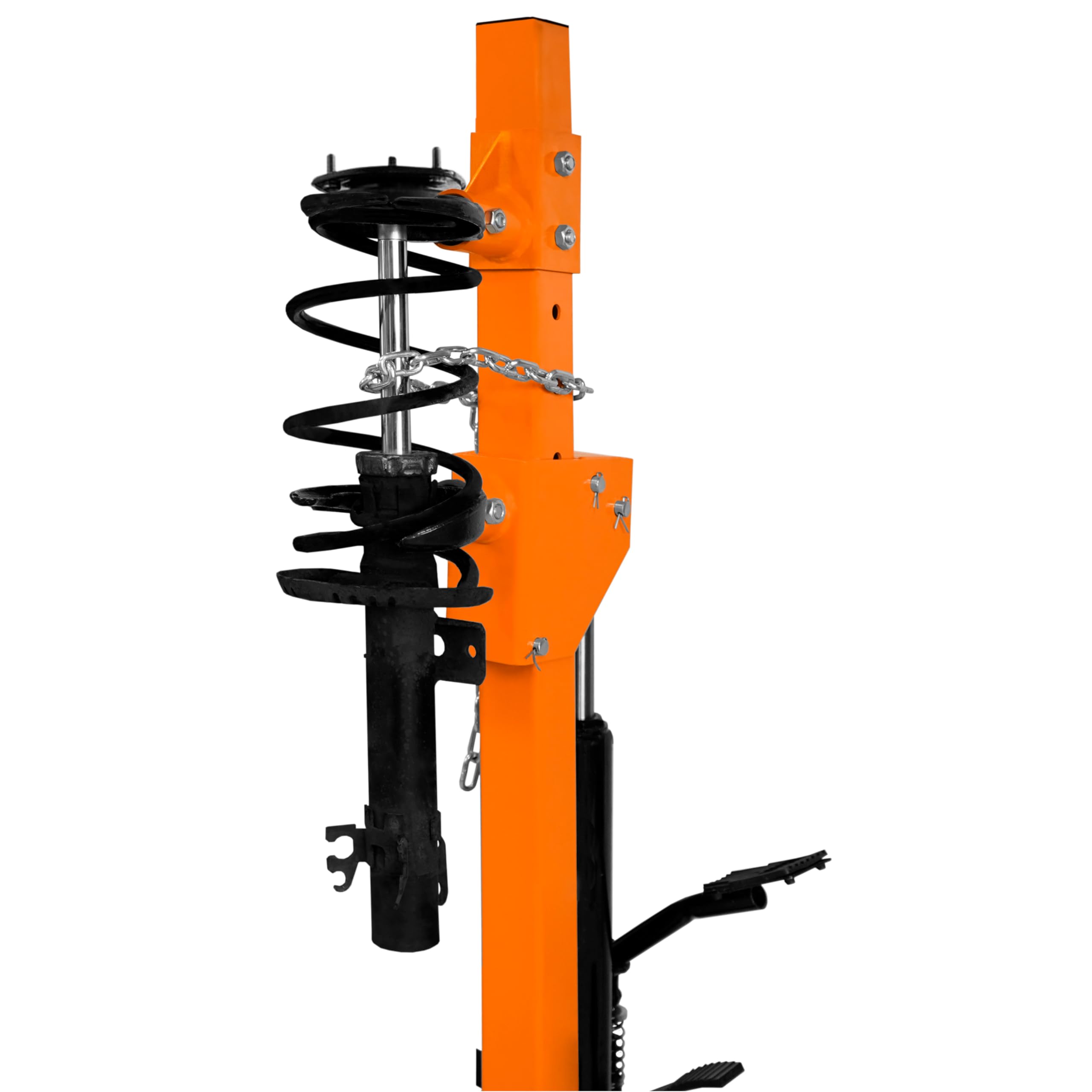 Tenditore idraulico a molla ammortizzatore compressore strumento ammortizzatore 3 tonnellate 3000 kg capacità di carico 8 impostazioni di altezza pedale pedale acciaio verniciato a polvere meccanica