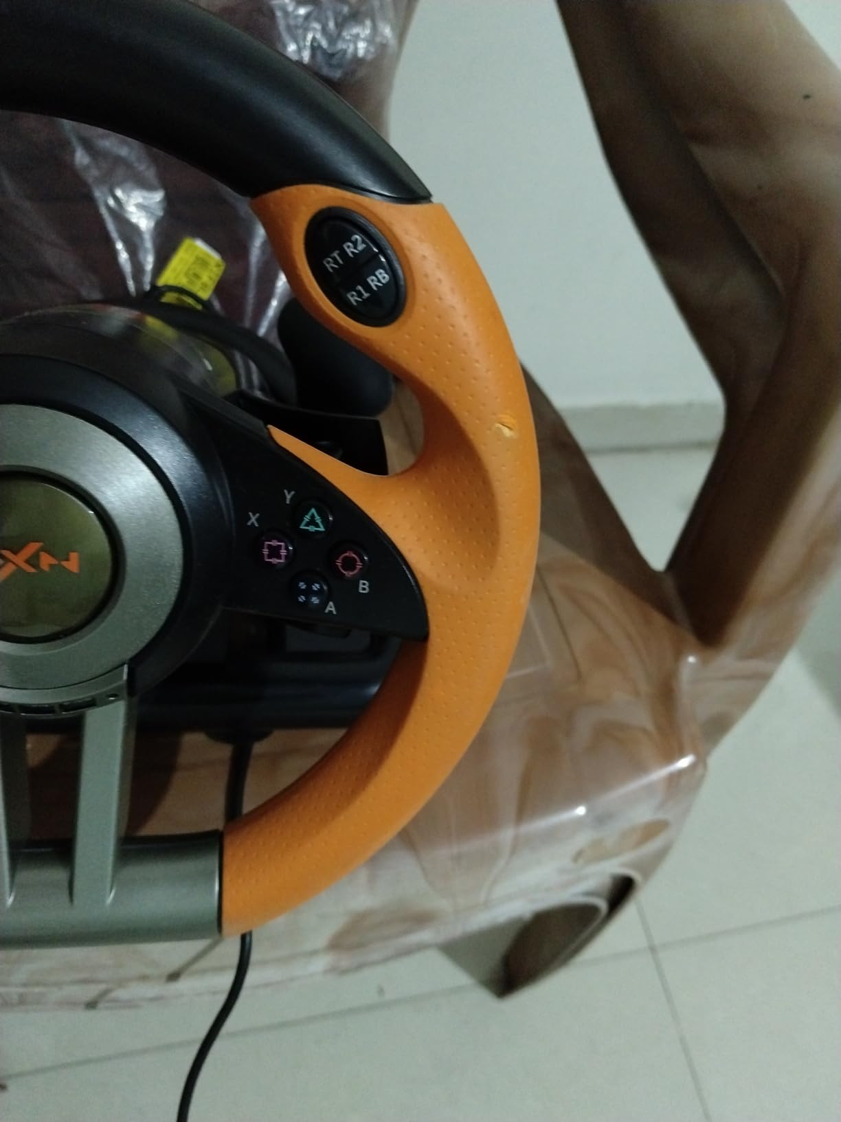 Buy PXN V3II Simulate Racing Game Steering Wheel with Pedal, 180 Degree ...