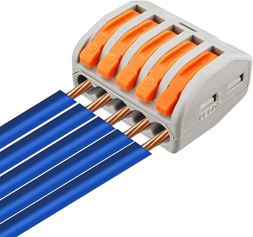 Miniatura 20 de Conector de cable de palanca PCT 4 Conductor,2 Conductor,3 Conductor,5 Conductor,https:/ www.Yaxa/dp/undefined