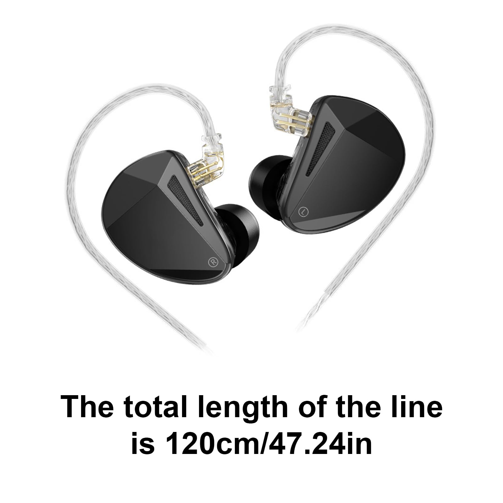 Auricolari in-ear ad alta risoluzione con cavo rimovibile per viaggi, palestra, allenamento, palco, dieci auricolari con driver
