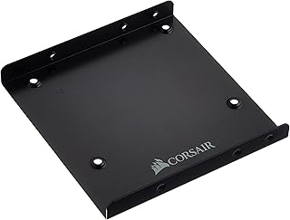 Corsair SSD Einbaurahmen (Einzel Laufwerk, geeignet für 1 x SSD 6,4 cm (2,5 Zoll) auf 8,9 cm (3,5 Zoll)) schwarz (CSSD-BRKT1)