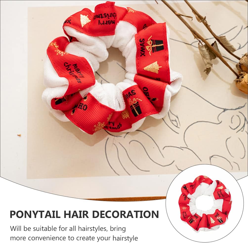 人気ブランドの新作 Frcolor 4個 クリスマス ヘアゴム 大腸リング 弾性 韓国風 髪飾り 手作り 髪留め ヘアアクセサリー 入学式 スタイリング 髪 おしゃれ 結婚式 誕生日 卒業式 ヘアロープ Lcoo Edu In