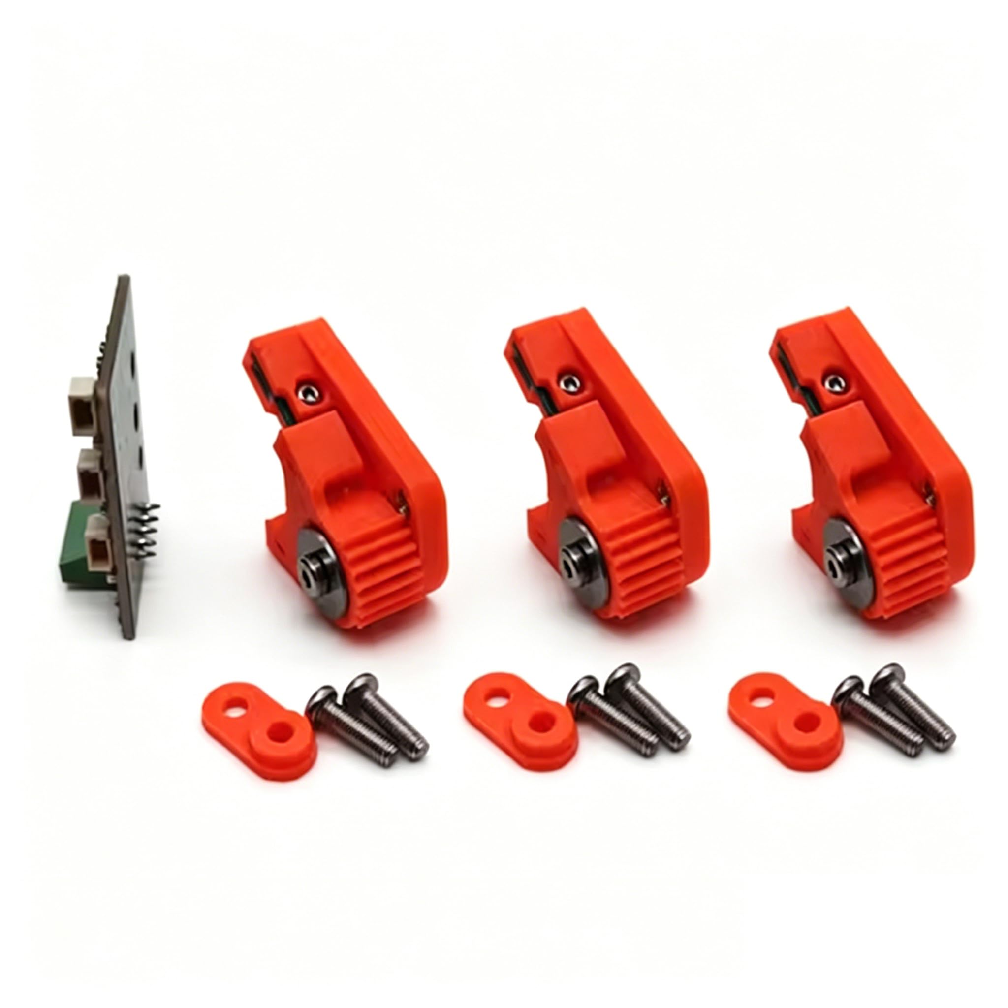 JOYSOG 3-teiliges Pedal-Hall-Effekt-Sensor-Modifikationsset für Thrustmaster T3PA Pro Sim Racing Refresh Parts