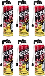 Road Instant Fixes Flat Tire Easy Hose Tire Inflator Air Filler Sealant 16oz (6 Pack)