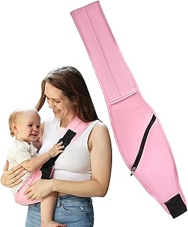 Kleinkindtrage, Babytrage - Atmungsaktive Babytrage mit Hüftsitz - Multifunktionale -Neugeborenentrage, tragbare Tush-Babytrage, Hüfttrage für Babys, freihändig