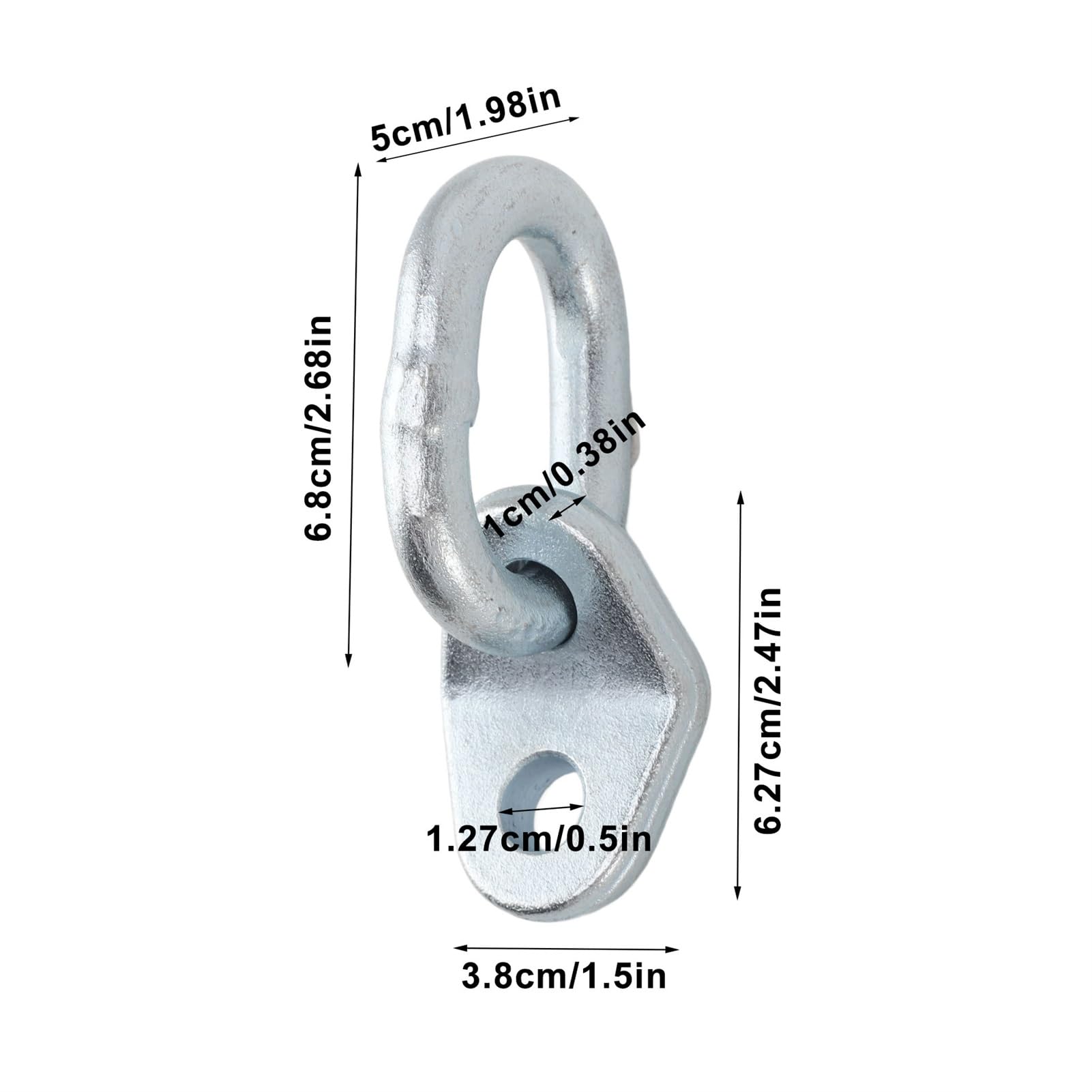 Boucle de Levage de Moteur, Support de Levage de Moteur 5500 Lb Capacité Boulon de Levage en Acier Inoxydable pour les Niveleurs de Charge et les élingues de Levage