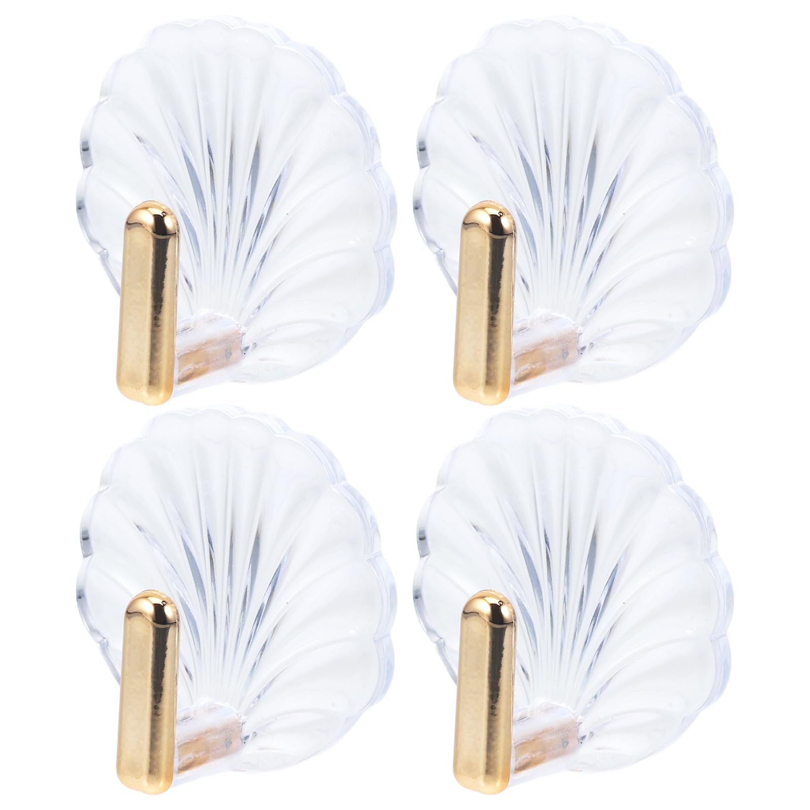 4pcs Self Adhesive Wall Hooks - Key Holders for Hats, Towels, and Purses - No Damage Wall Hooks for Easy Organization - Perfect for Home, Office, and Shower