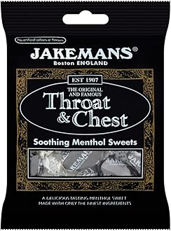 Jakemans Throat and Chest Menthol Sweets 100G