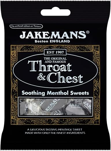 Jakemans Throat and Chest Menthol Sweets 100G