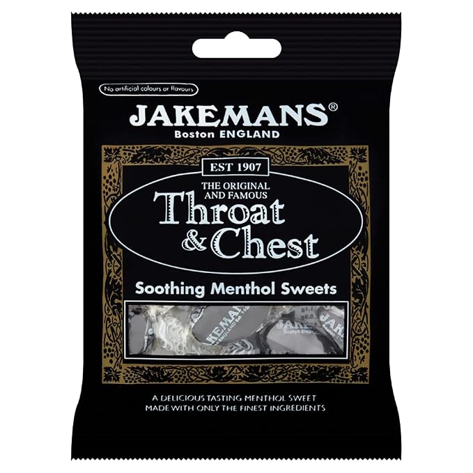 Jakemans Throat and Chest Menthol Sweets 100G