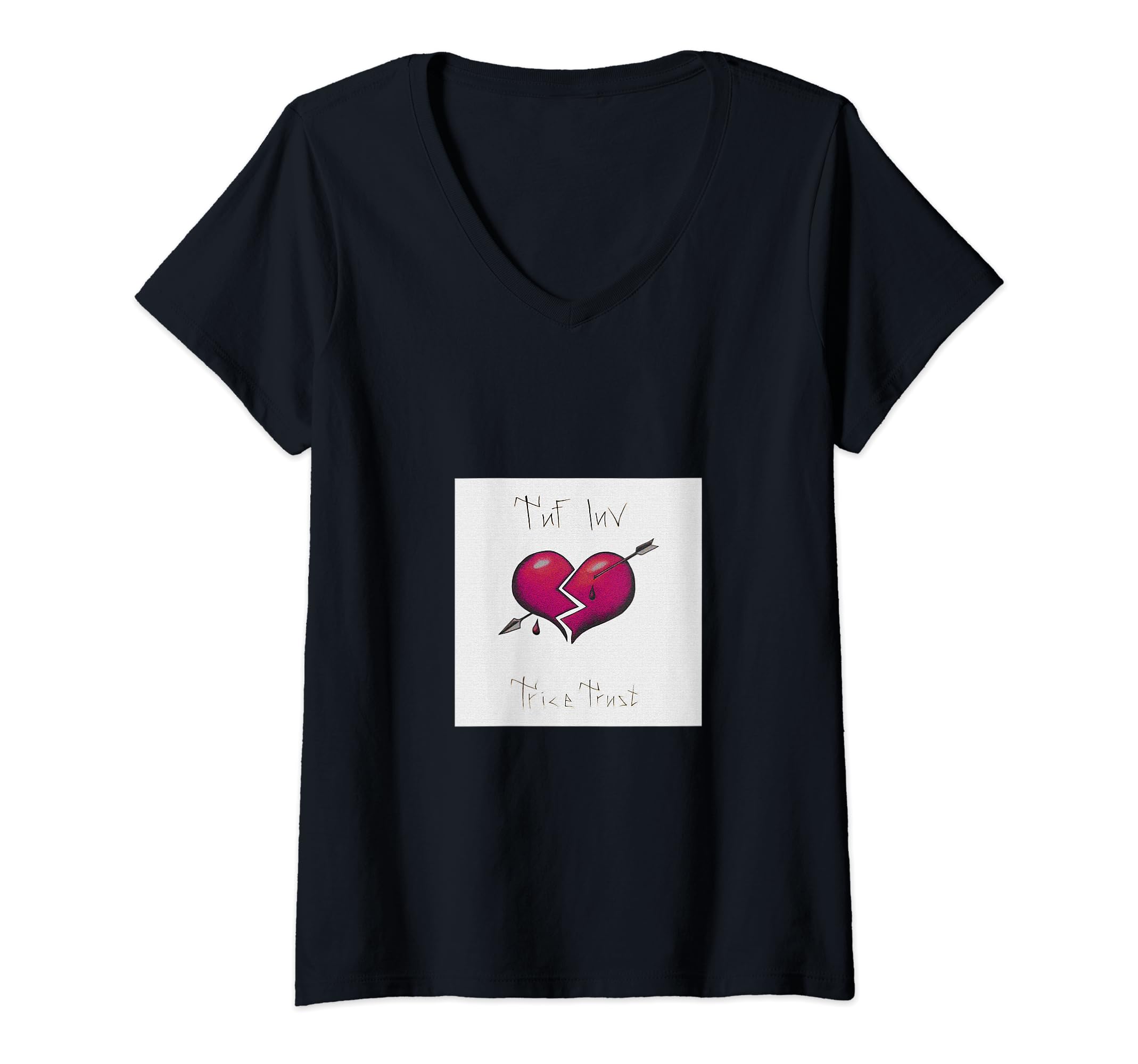Trice Trust - Tuf Luv V-Neck T-Shirt