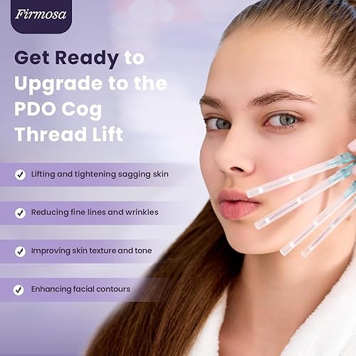 Miniatura 3 de Rosca Pdo para cara Cog 4D Sharp Type 20G130MM400MM Lifting Barb Threads Cheek U cog(1 unidad)