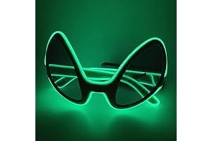 ET-Inspired Glowing Alien Eyes Glasses