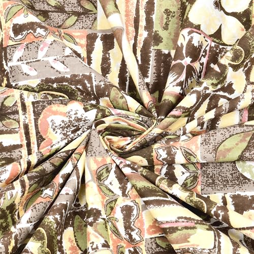 Image of BLOCKS OF INDIA Hand Block Printed 300 TC Cotton Super King Size Bedsheet(106 x 106) (Brush Green)