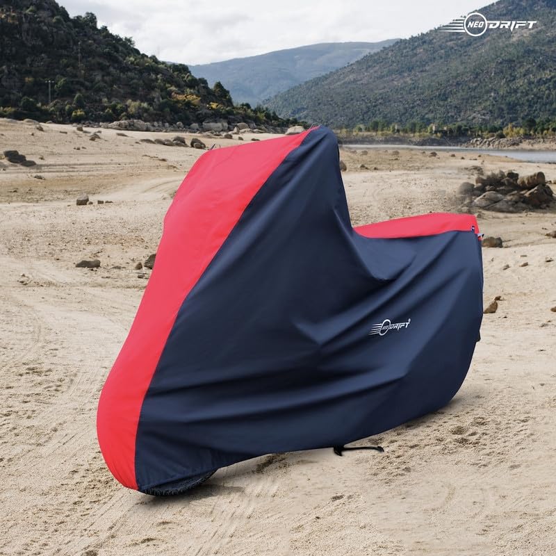 Image of Neodrift 'SuperMax' Bike Cover for Ola Roadster X Plus (All-Weather Motorcycle Protection, Water & UV Resistant, Dustproof, Windproof).