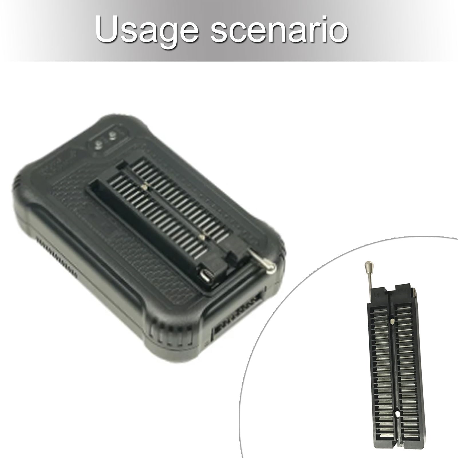 Pack of 2 28 Pin Dip Socket Connector