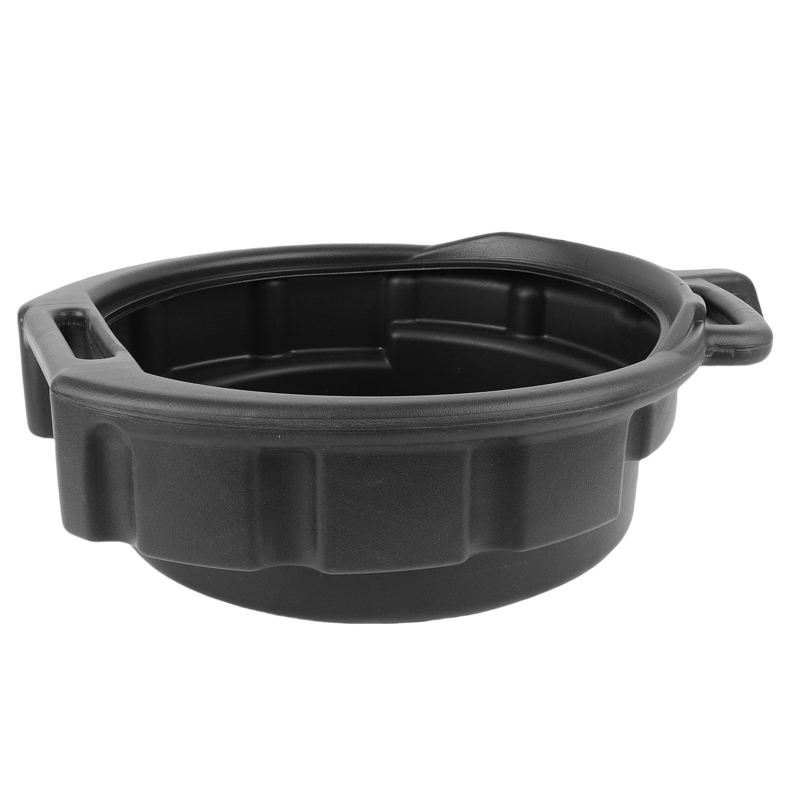 Bandeja de Drenaje de Aceite, Bandeja Recogida Aceite a Prueba Derrames Plástico Negro 10 L con Diseño Antisalpicaduras, para Taller Reparación Automóviles
