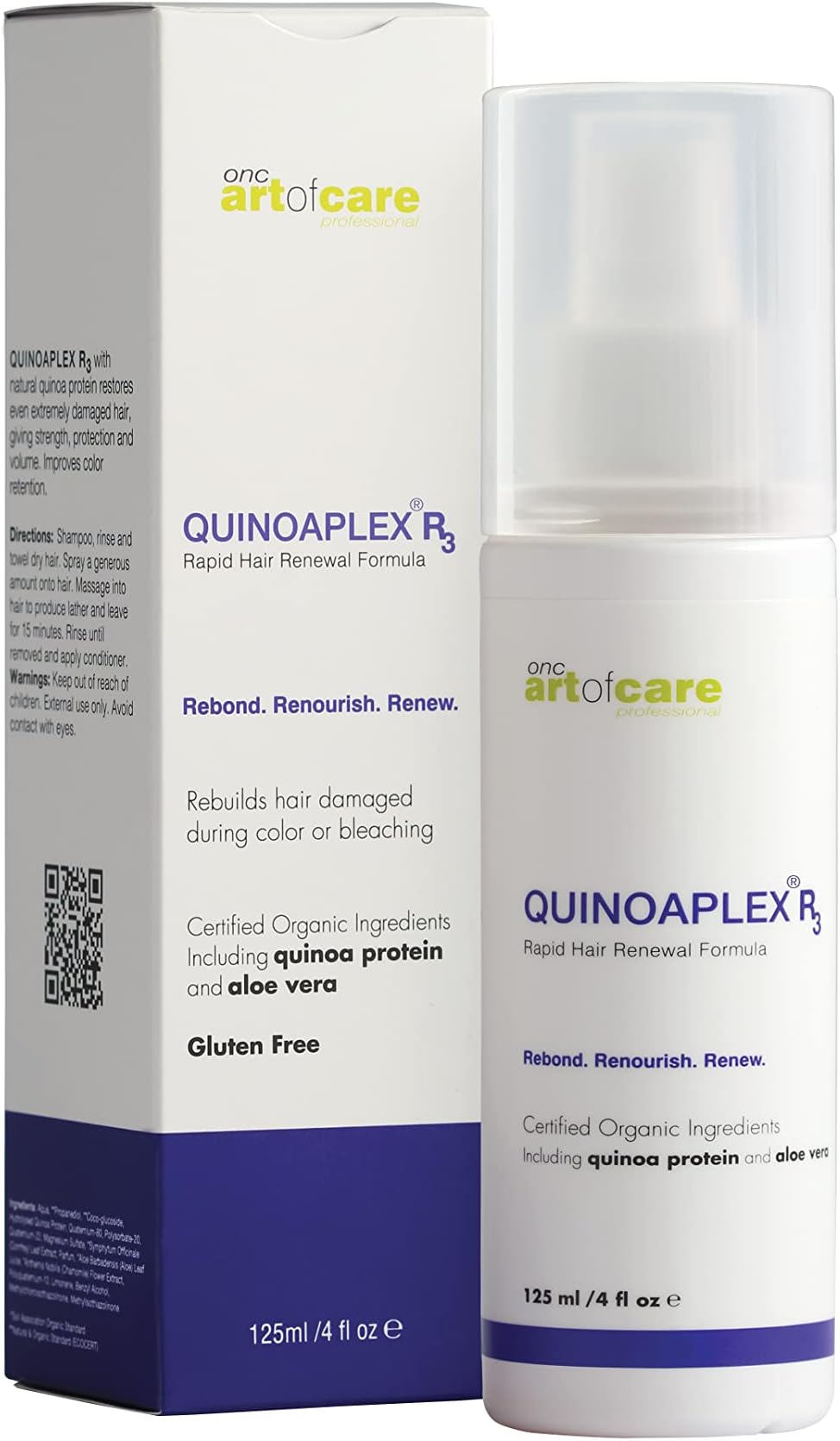 4 Ounce : ONC Quinoaplex R3 Rapid Hair Renewal Formula Repairing Treatment, 4 Ounce