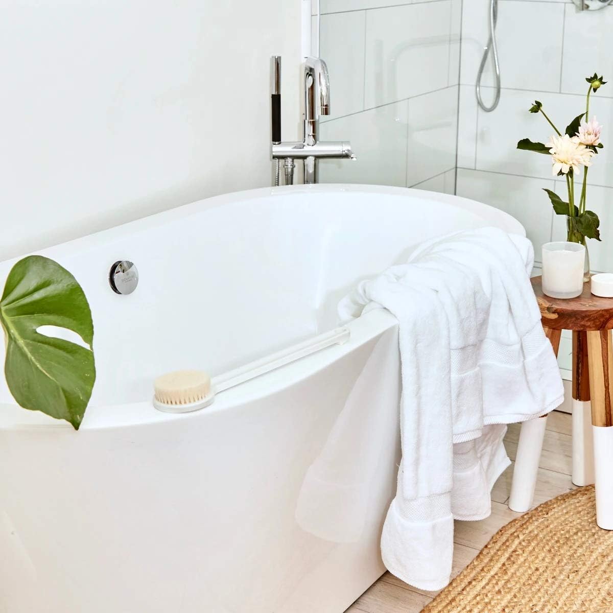 Towels Set, Bath Towels Set for Bathroom 100% Turkish Cotton 600 GSM Absorbent and Soft 6 Piece Towels Set - 2 Bath Towels, 2 Hand Towels, and 2 Washcloths, White : Home & Kitchen