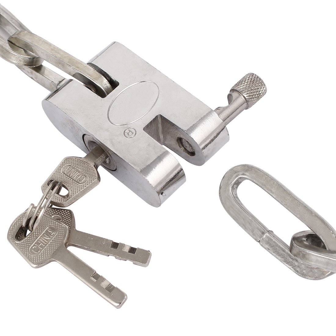 Aexit Cycling Bike Bike Locks Bicycle Security Chain Lock Padlock 90cm Length U-Locks w Keys