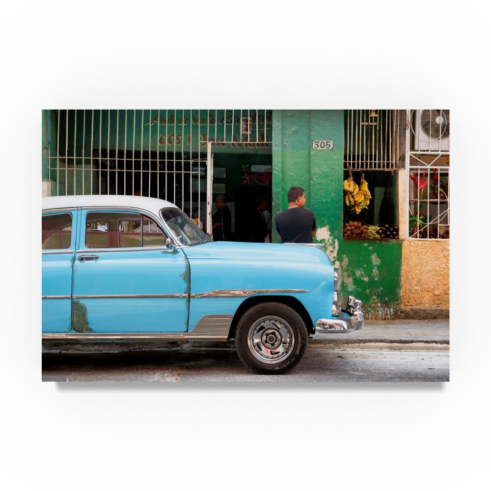 305 Street Green Market by Philippe Hugonnard, 12x19-Inch Canvas Wall Art