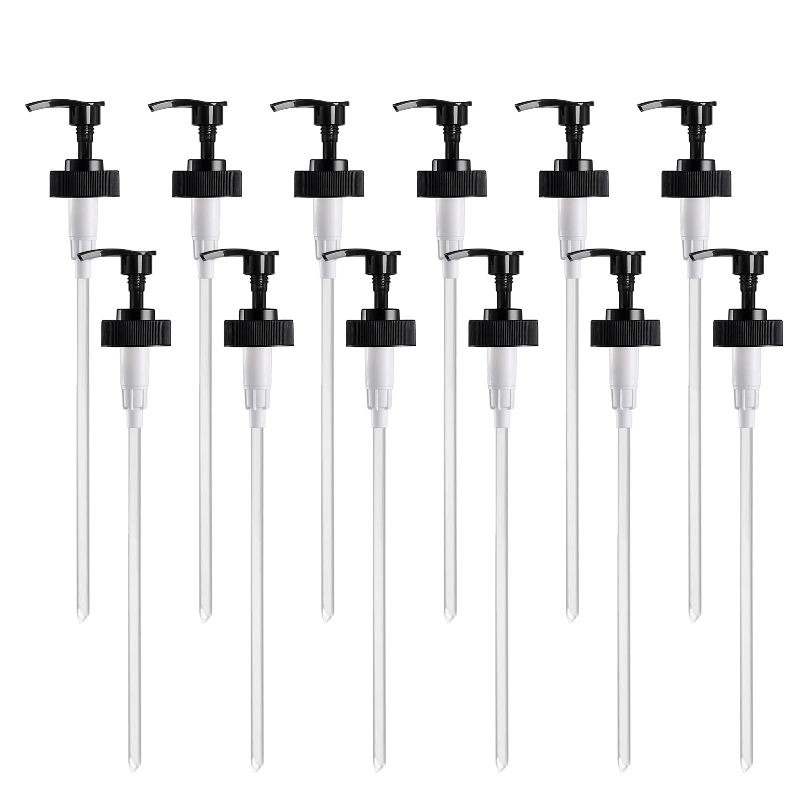 Gallon Pump Dispenser, Fits Most 1 Gallon Jugs and Containers 38/400 Snow Cone Syrup Pump Lid Top Replacement for Sanitizer, Lotion, Shampoo,