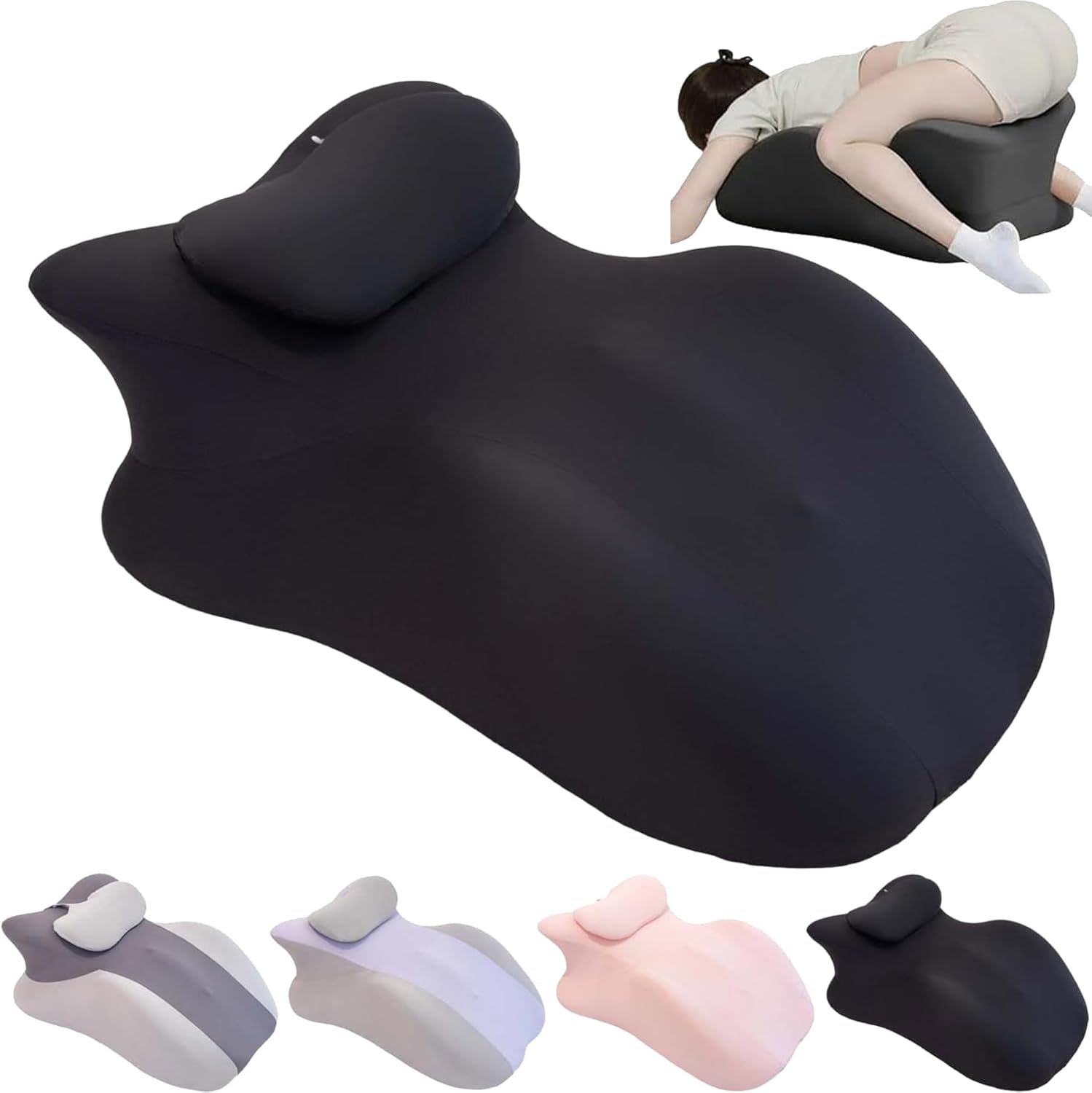 Couples Butt Cushion for Intimacy, Ergonomic Memory Foam Pillow for Comfortable Support in Multiple Positions, Waterproof and Easy to Clean (SN.C)
