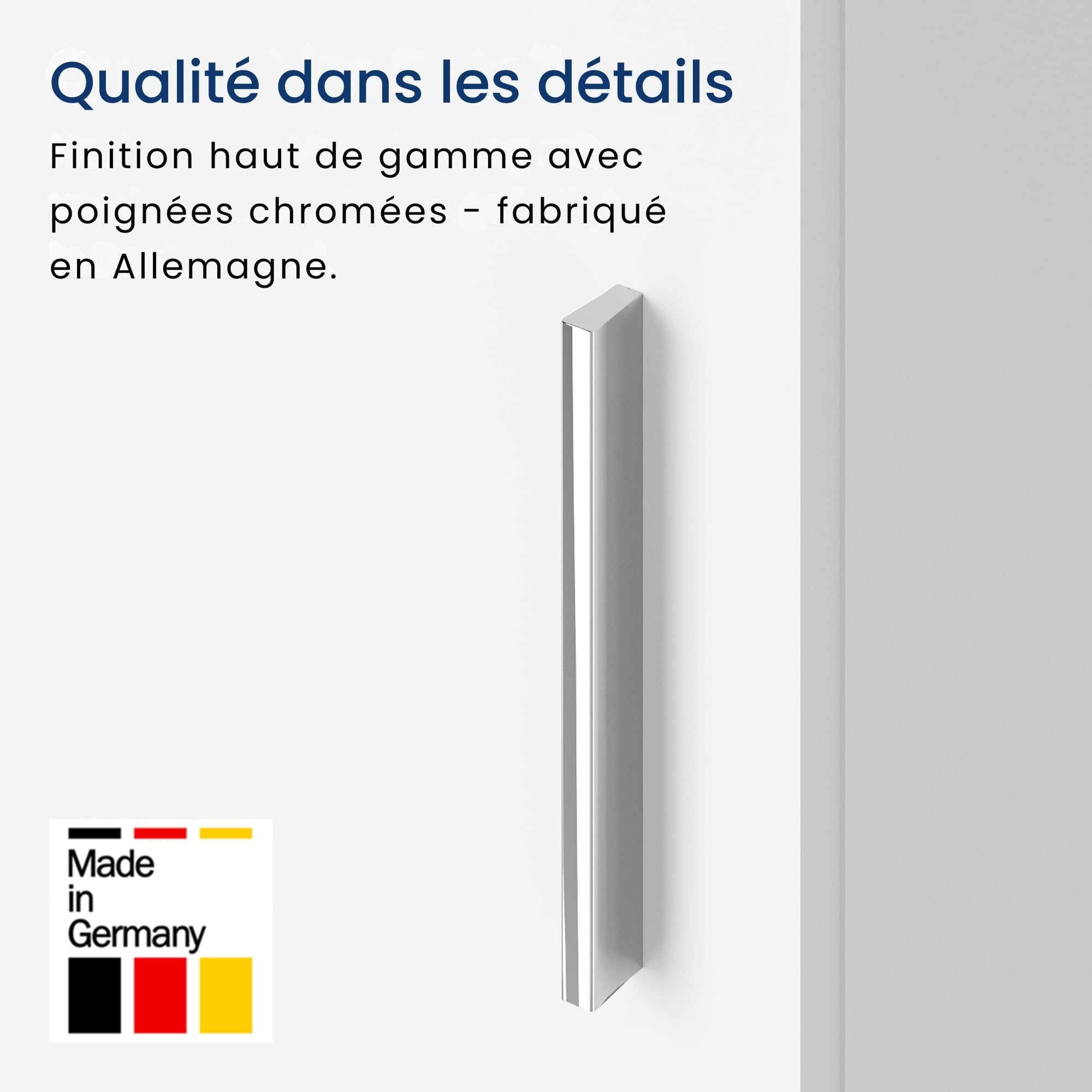 Home Collective Meuble Colonne de Salle de Bain étroite - Armoire Haute avec 6 Compartiments - Rangement de Salle de Bain, Armoire Multi-usages sdb, Cave et buanderie - 35 x 35 x 187 cm - Blanc